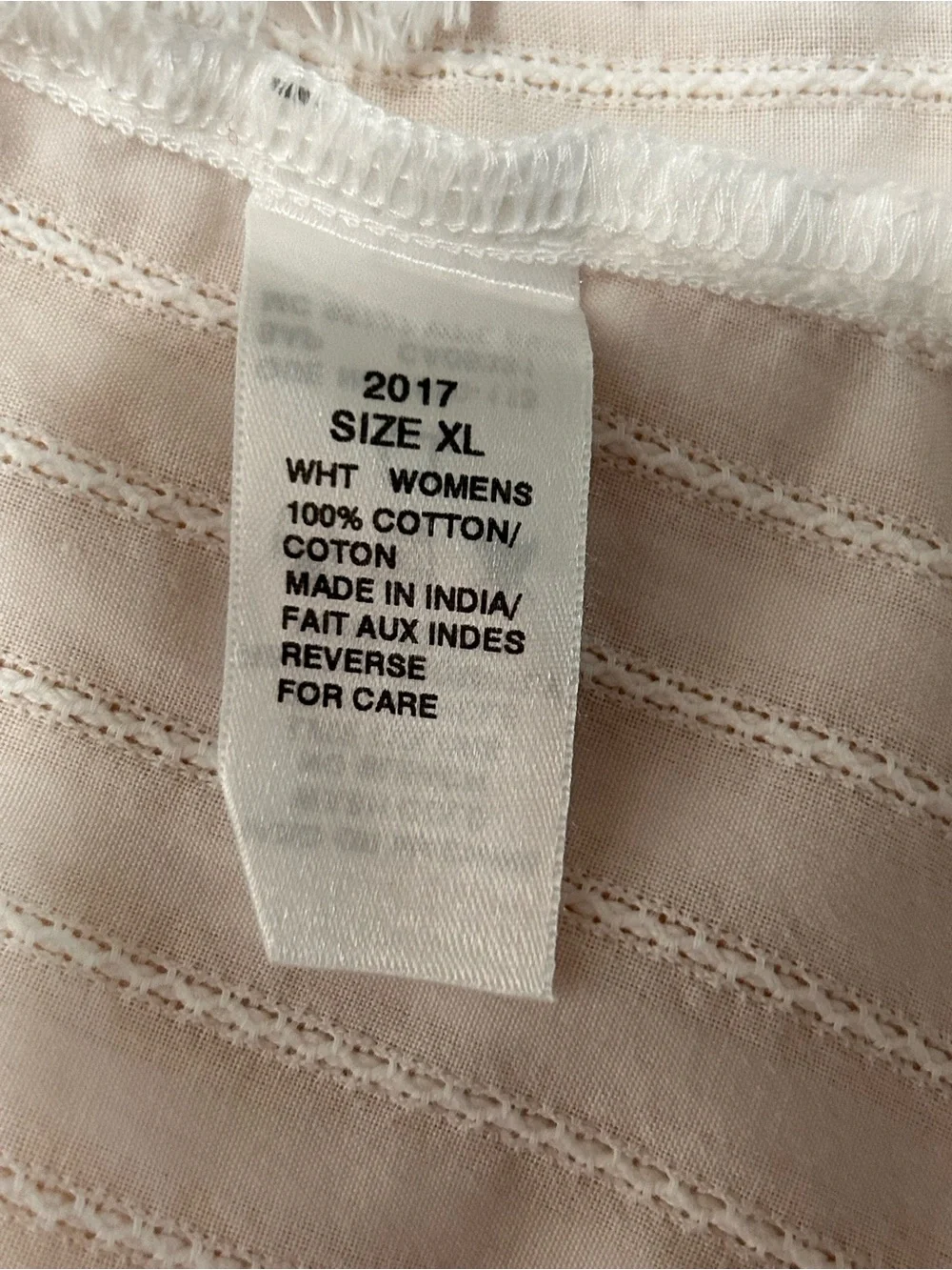 Woolrich Women’s White Button-Front Shirt 100% cotton Raw edged collar/bottomXL - Picture 11 of 12